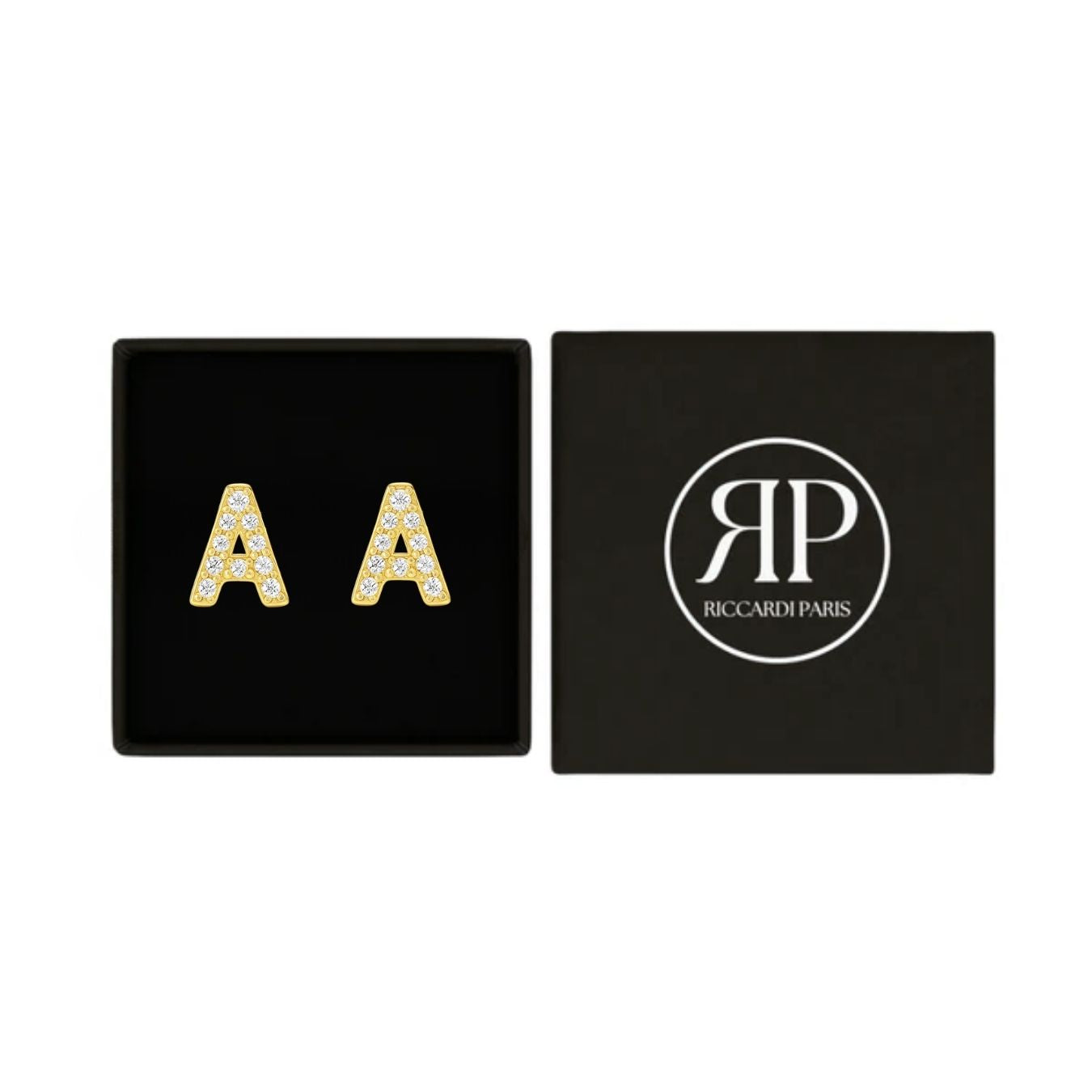 RICCARDI - BOUCLES D'OREILLES "Golden Identity"