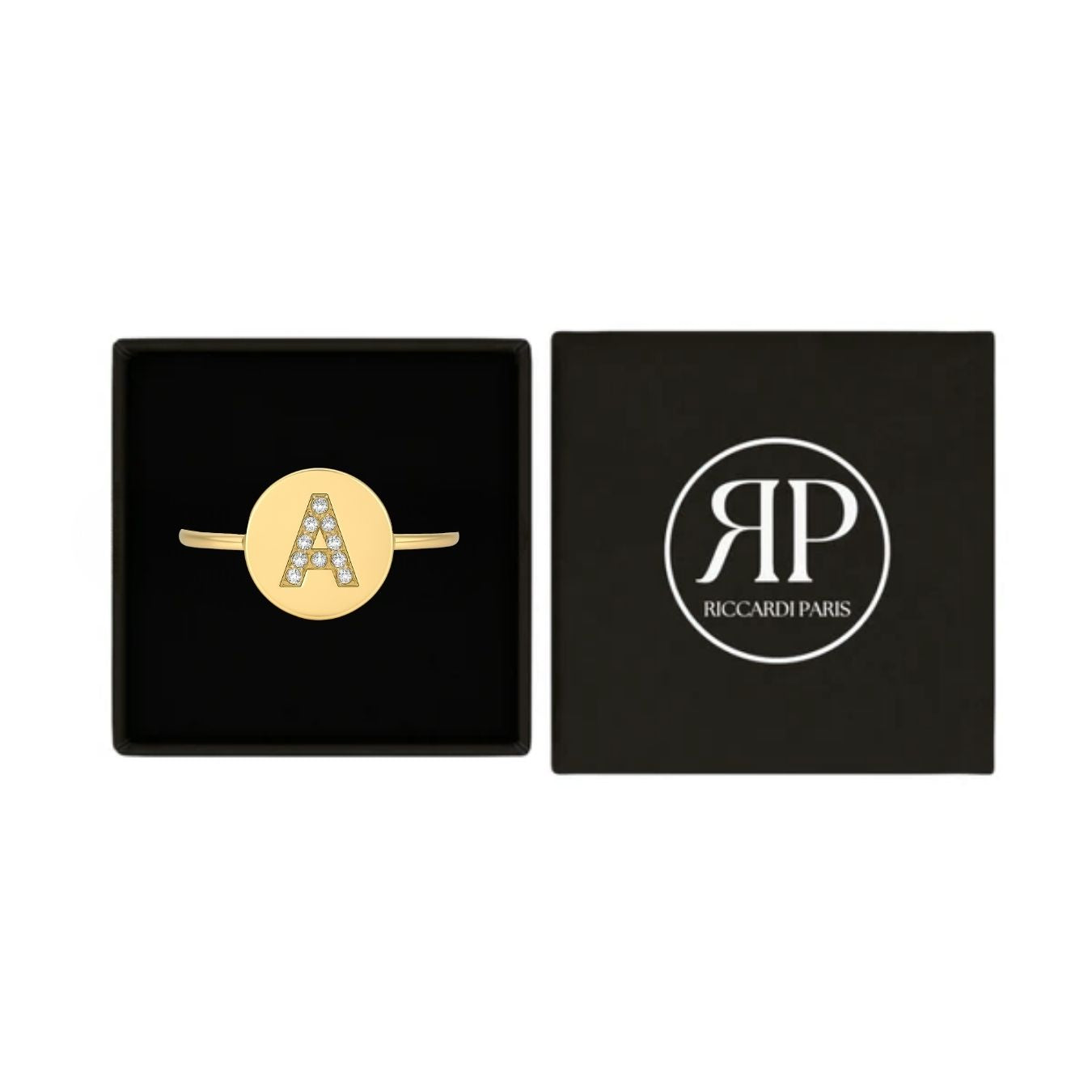 RICCARDI - BAGUE AJUSTABLE "Golden Shine"