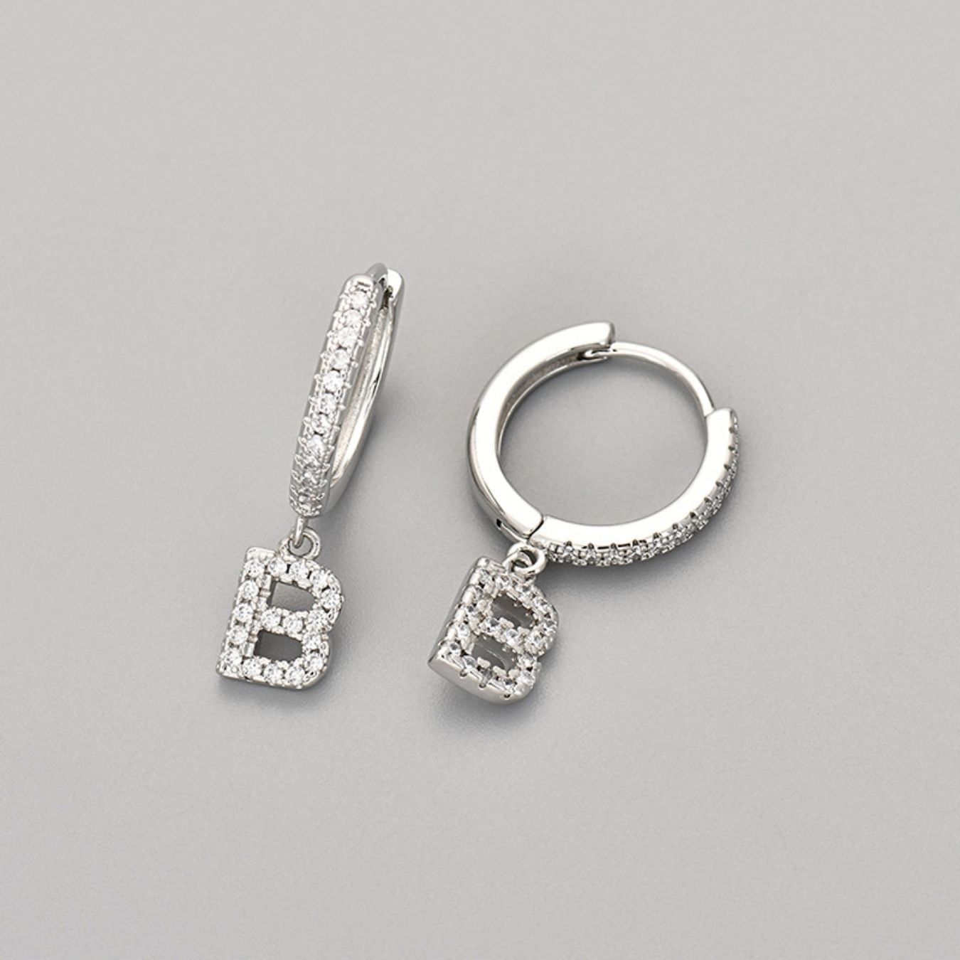 RICCARDI - BOUCLES D'OREILLES "Crystal Letter"