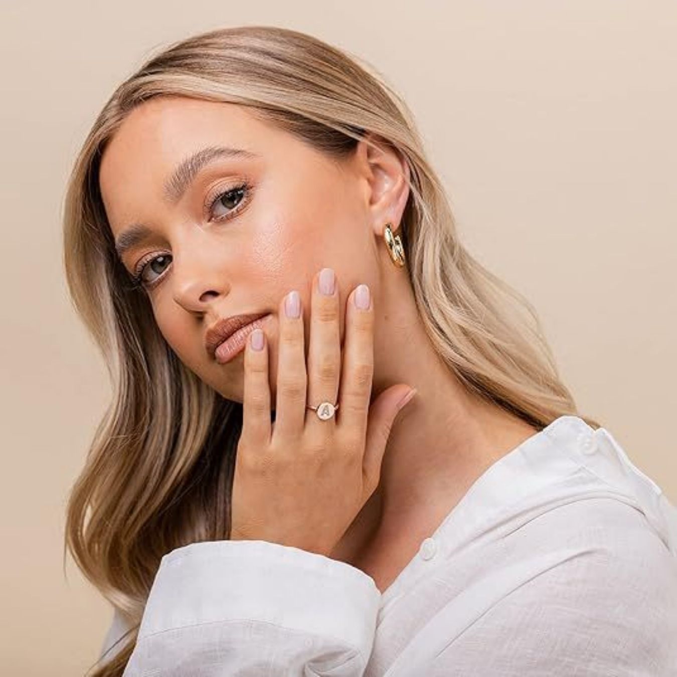 RICCARDI - BAGUE AJUSTABLE "Golden Shine"