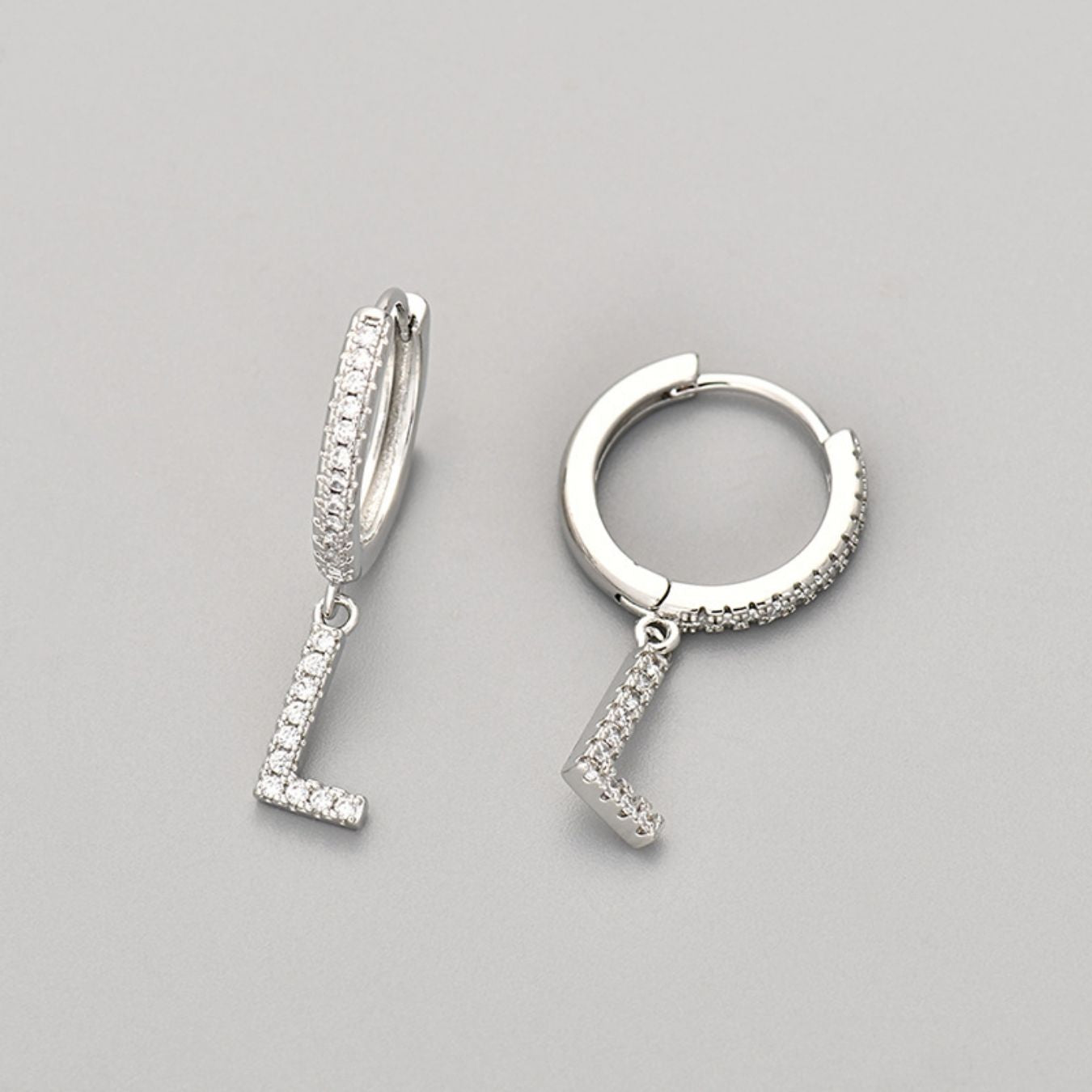 RICCARDI - BOUCLES D'OREILLES "Crystal Letter"