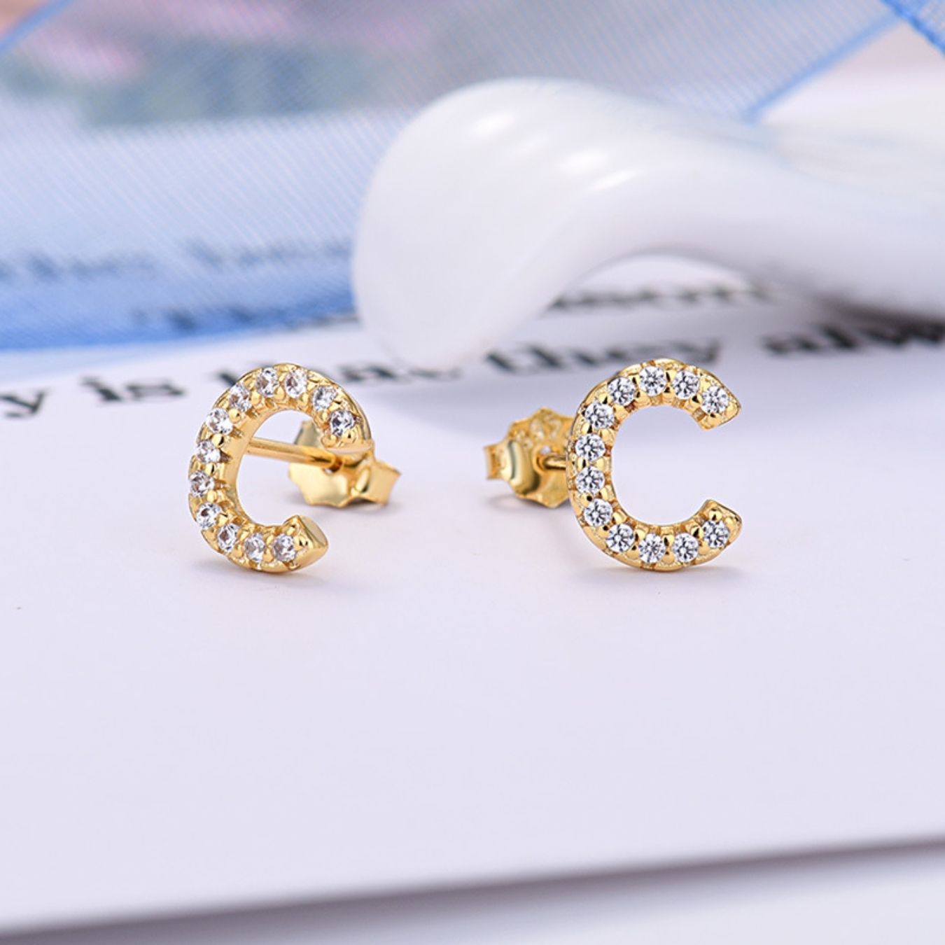 RICCARDI - BOUCLES D'OREILLES "Golden Identity"
