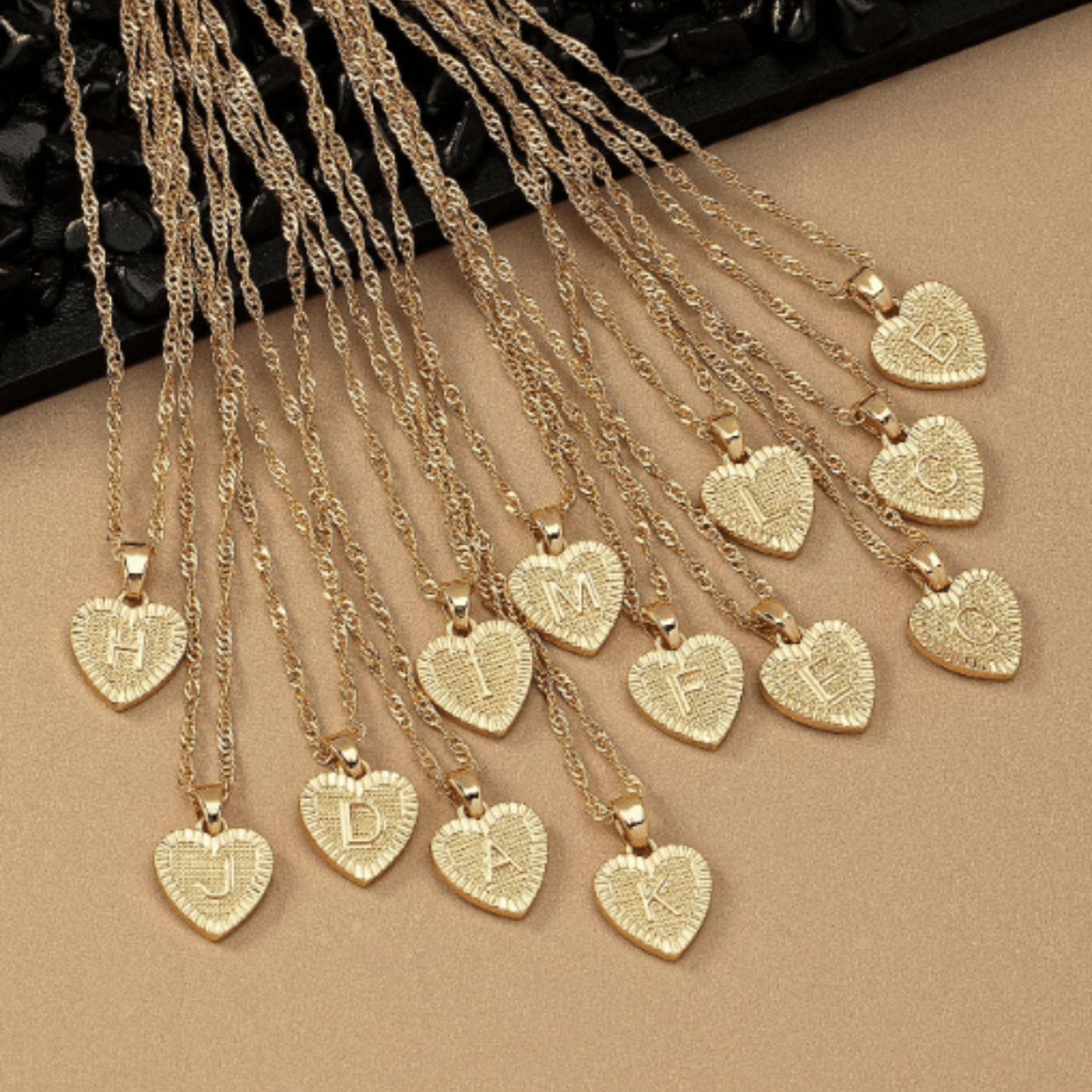 RICCARDI - COLLIER "Golden Love Initial" - Riccardi