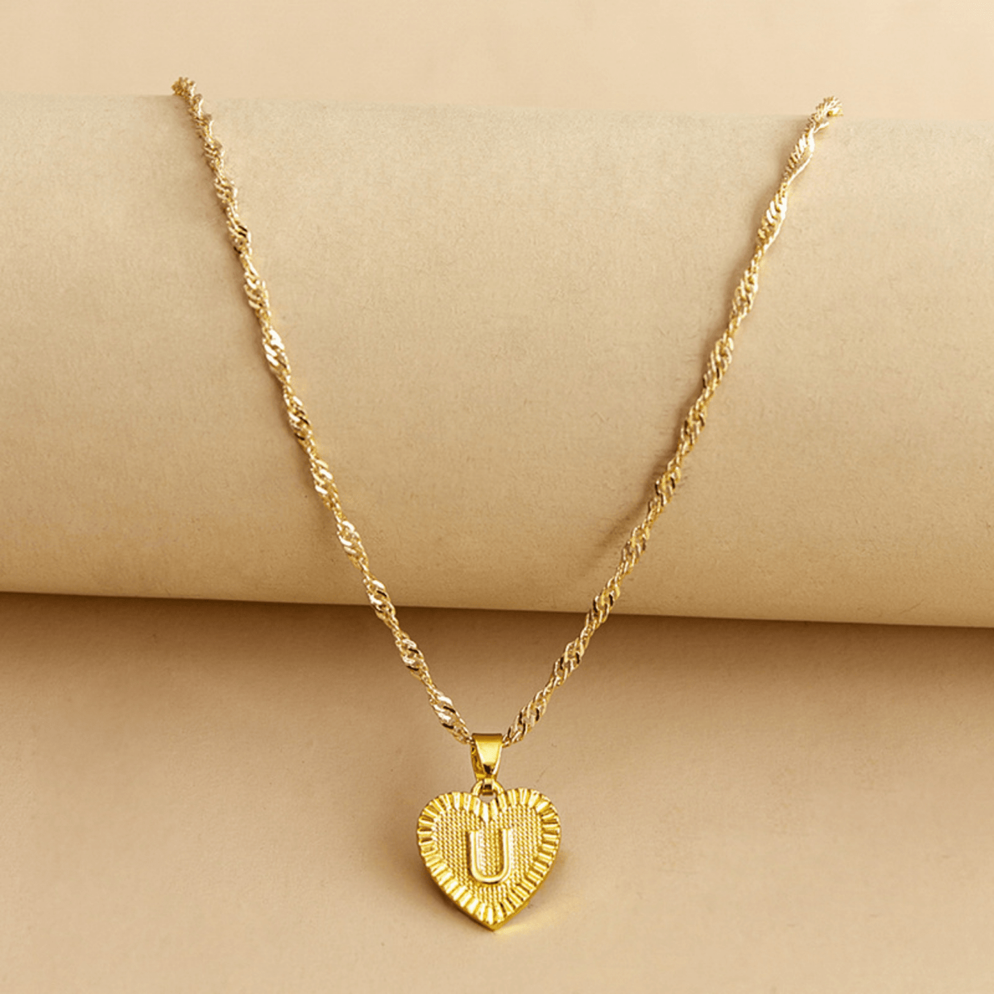RICCARDI - COLLIER "Golden Love Initial" - Riccardi