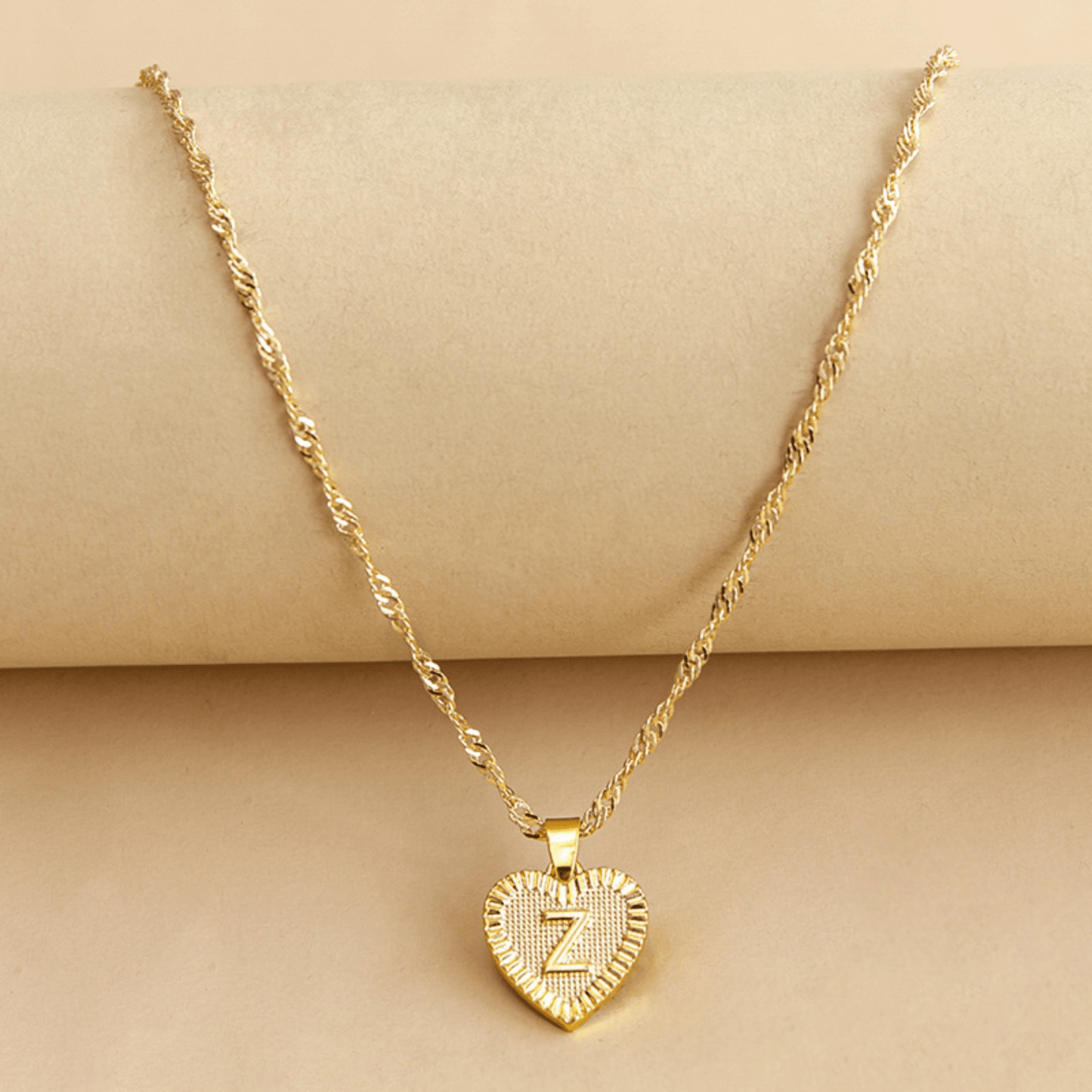 RICCARDI - COLLIER "Golden Love Initial" - Riccardi