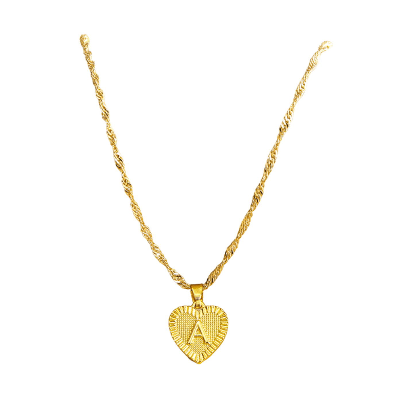 RICCARDI - COLLIER "Golden Love Initial" - Riccardi