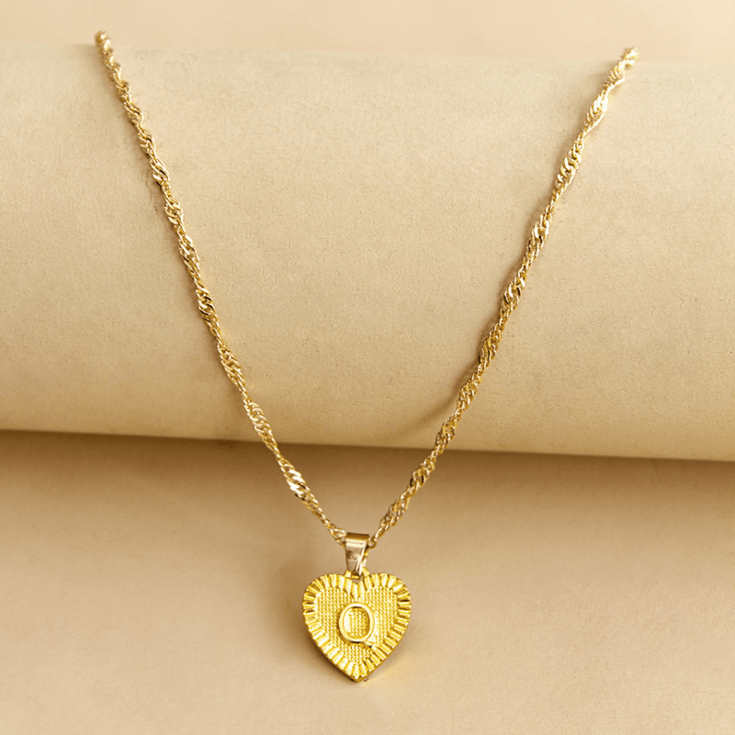 RICCARDI - COLLIER "Golden Love Initial" - Riccardi