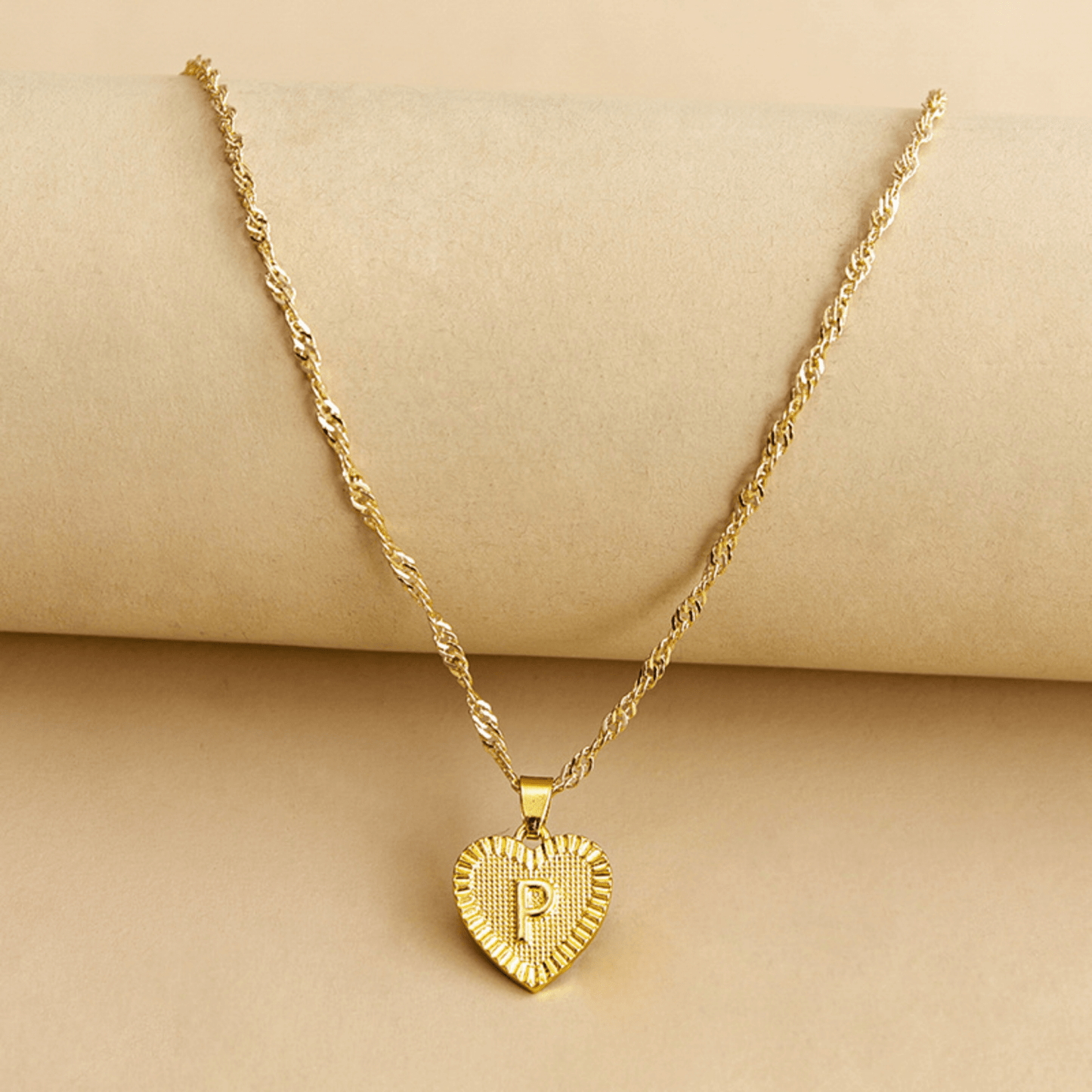 RICCARDI - COLLIER "Golden Love Initial" - Riccardi