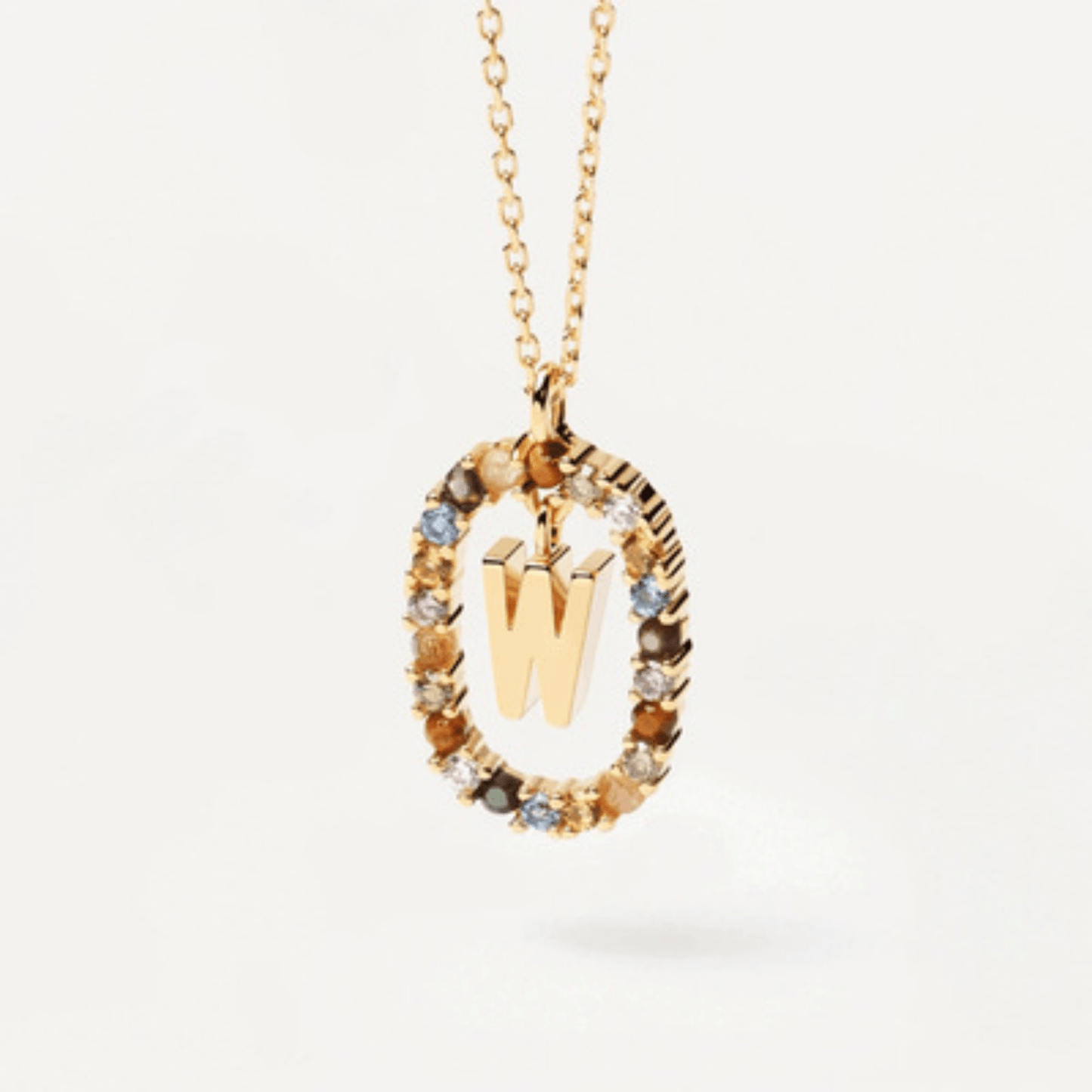 RICCARDI - COLLIER "Rainbow Shine Initial" - Riccardi