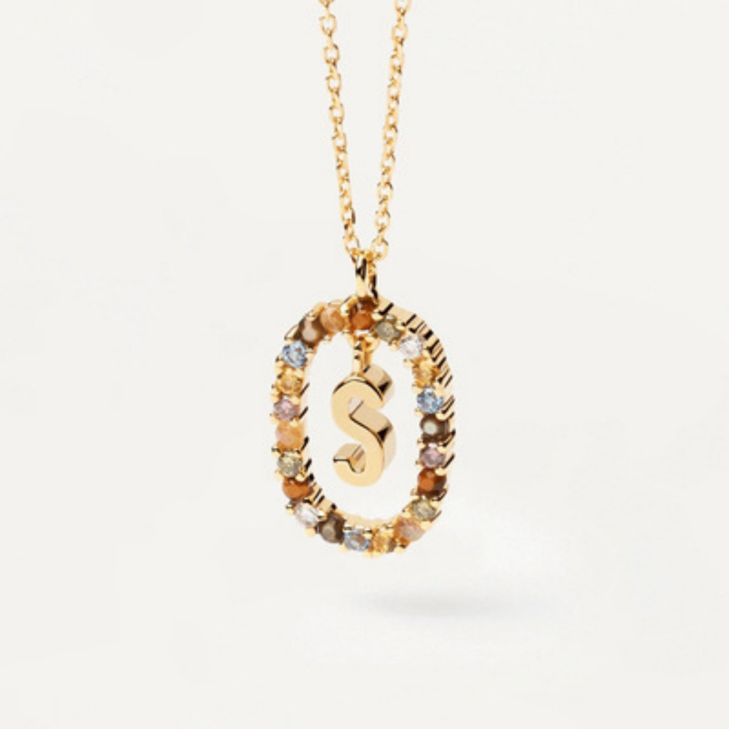 RICCARDI - COLLIER "Rainbow Shine Initial" - Riccardi