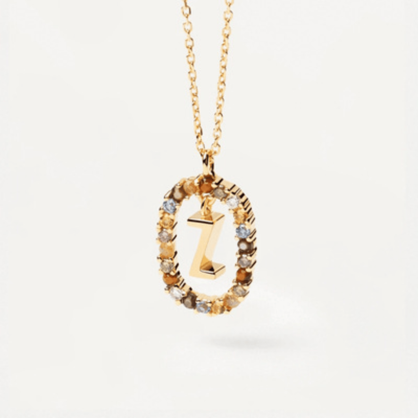 RICCARDI - COLLIER "Rainbow Shine Initial" - Riccardi