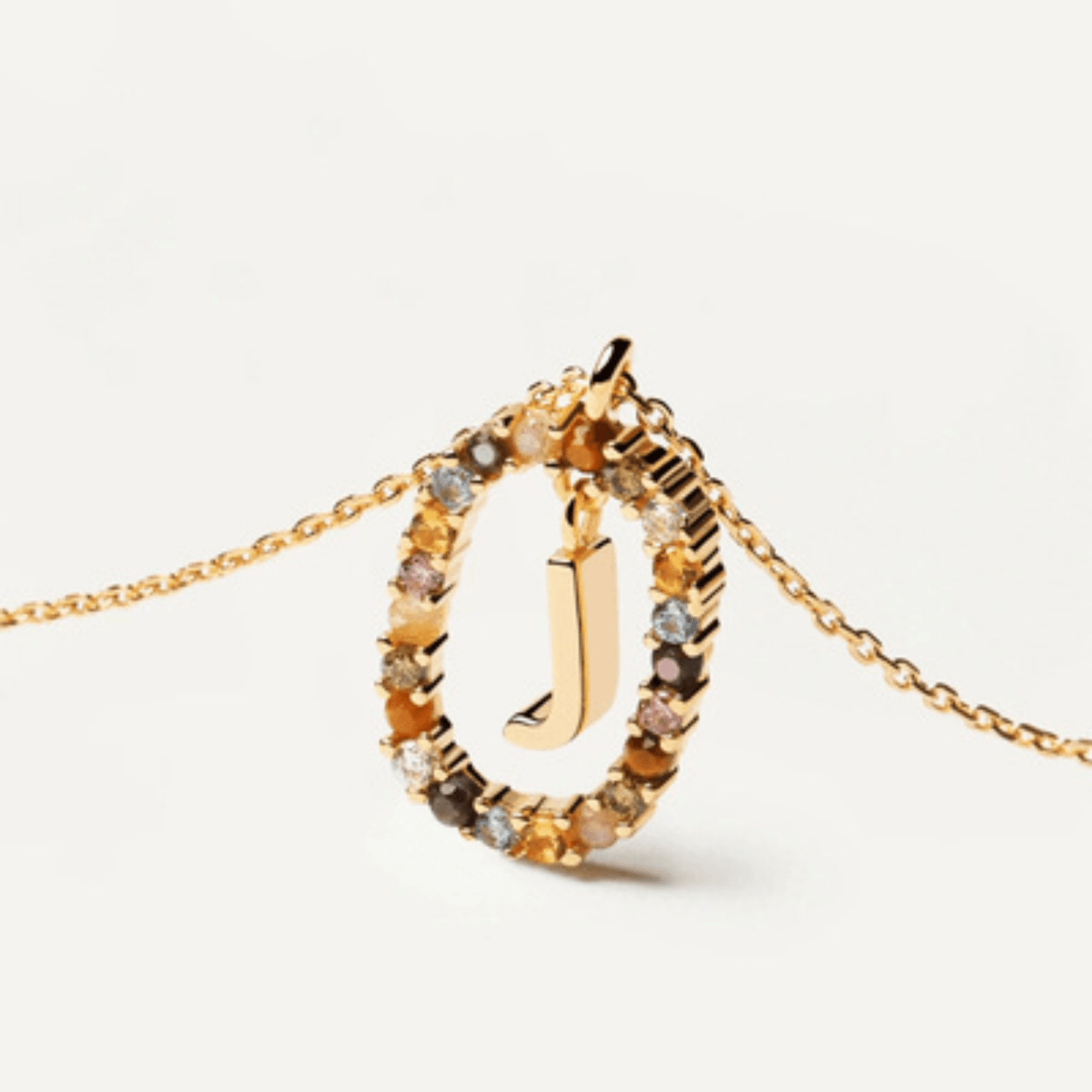 RICCARDI - COLLIER "Rainbow Shine Initial" - Riccardi