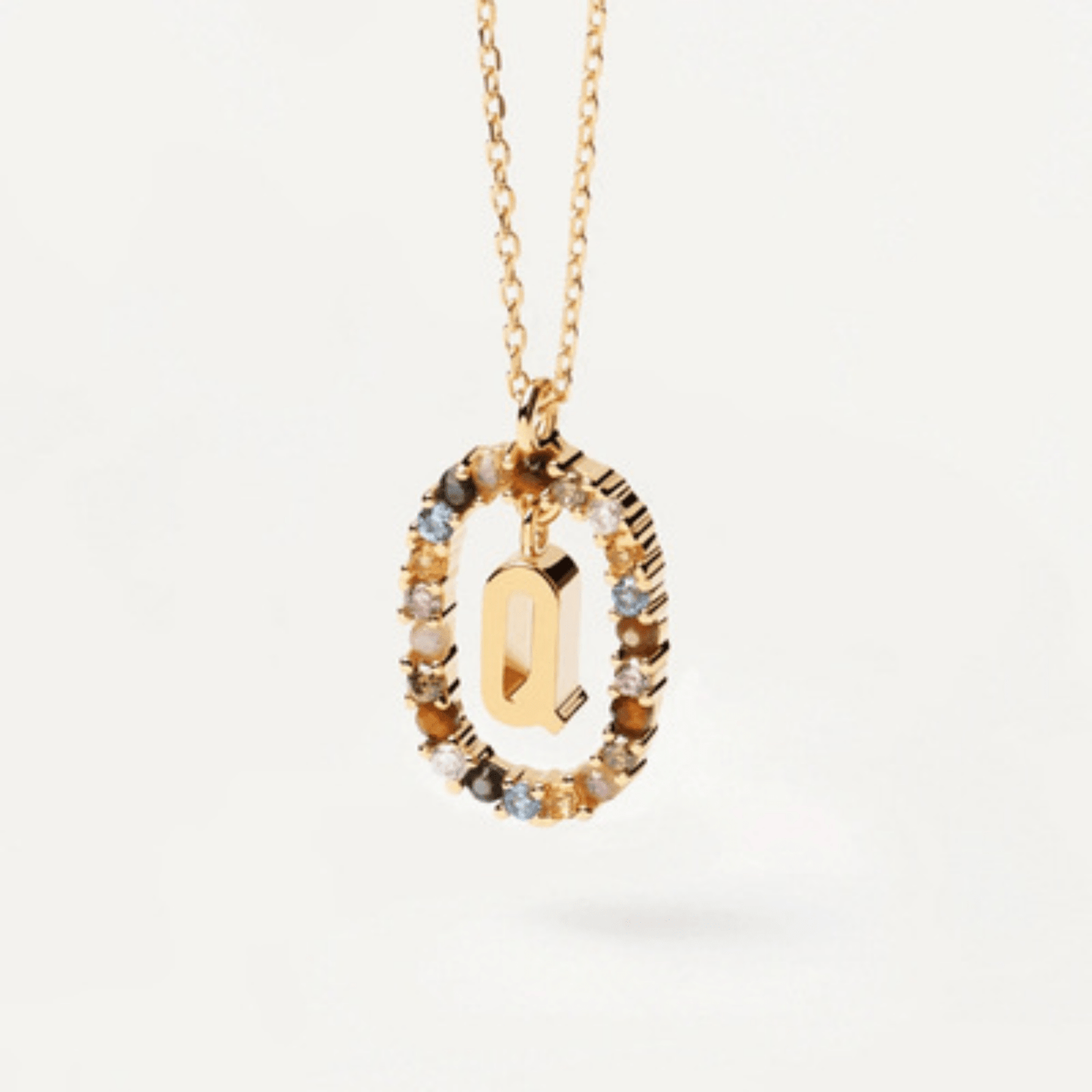 RICCARDI - COLLIER "Rainbow Shine Initial" - Riccardi