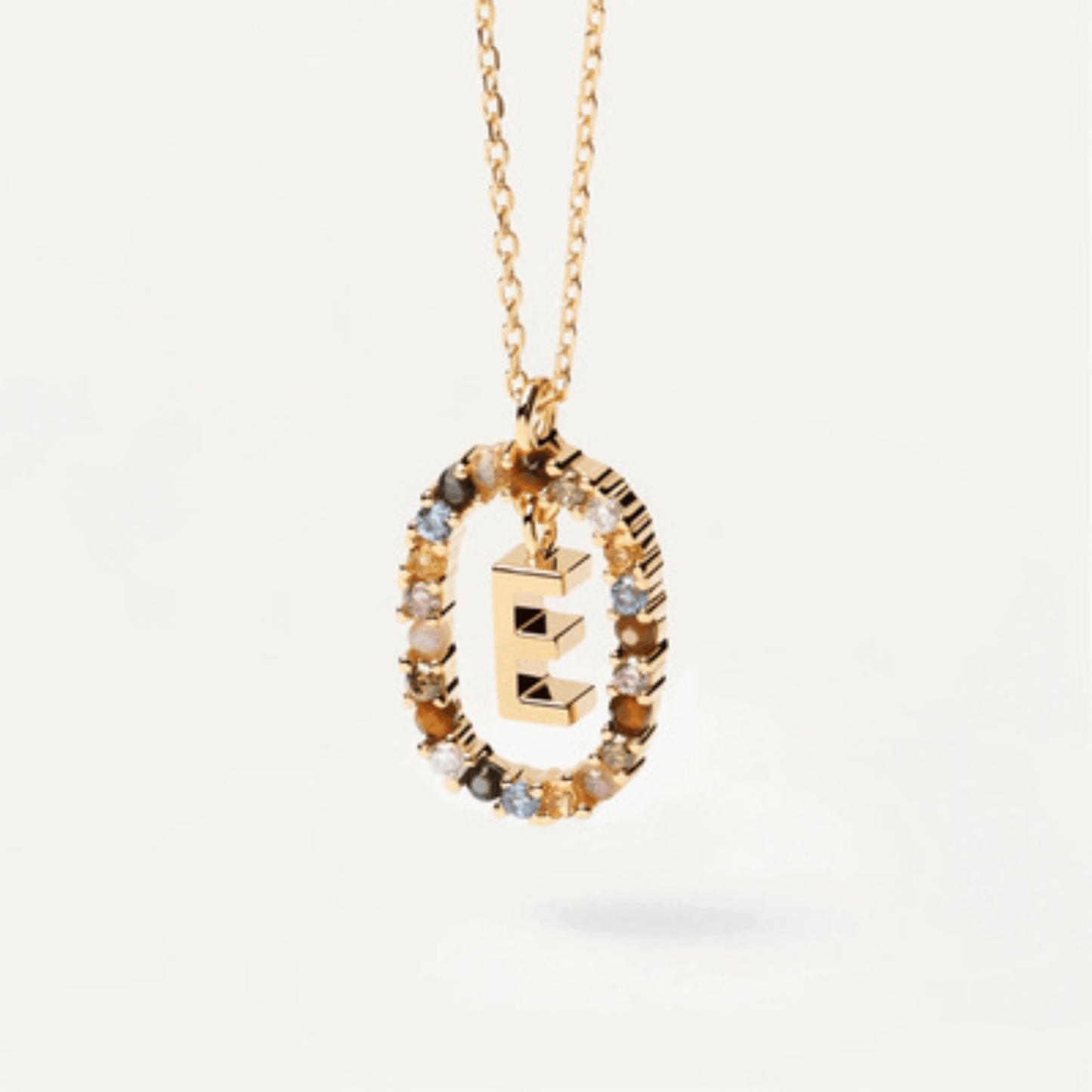 RICCARDI - COLLIER "Rainbow Shine Initial" - Riccardi