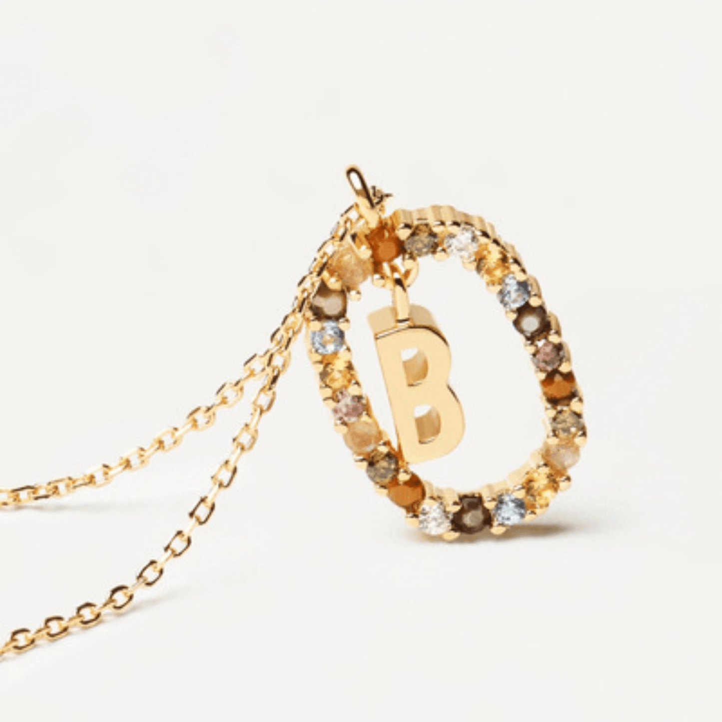 RICCARDI - COLLIER "Rainbow Shine Initial" - Riccardi