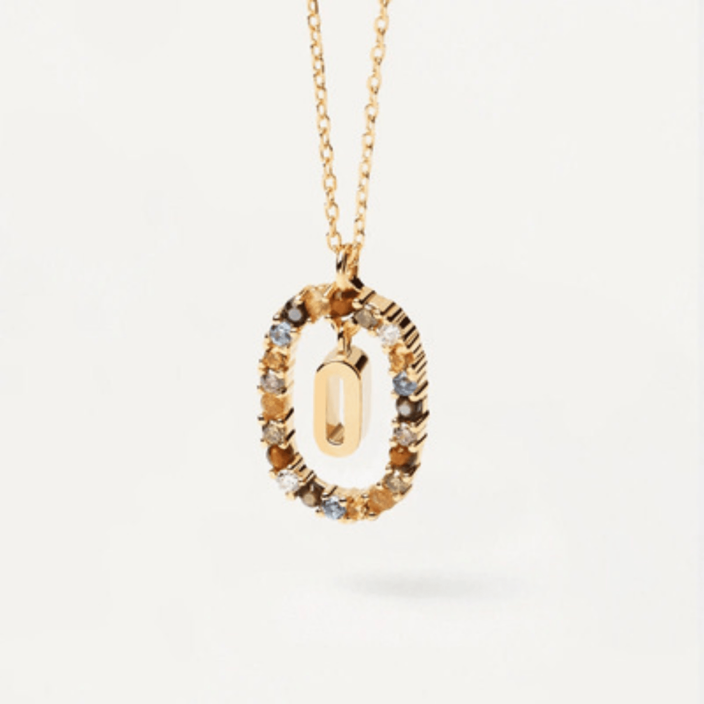 RICCARDI - COLLIER "Rainbow Shine Initial" - Riccardi