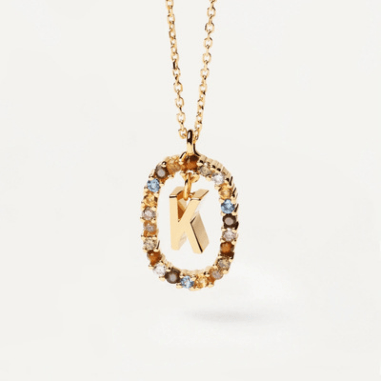 RICCARDI - COLLIER "Rainbow Shine Initial" - Riccardi