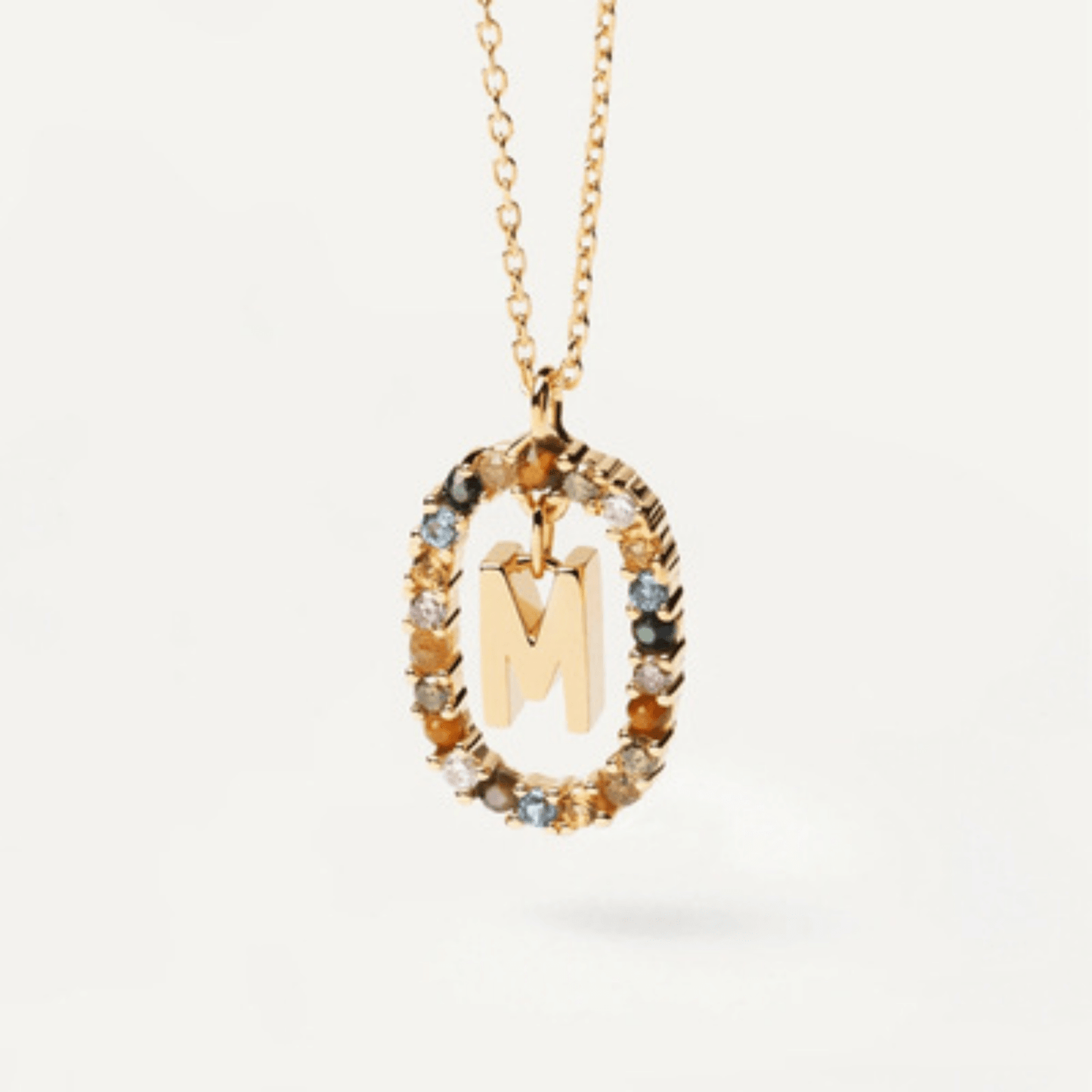 RICCARDI - COLLIER "Rainbow Shine Initial" - Riccardi