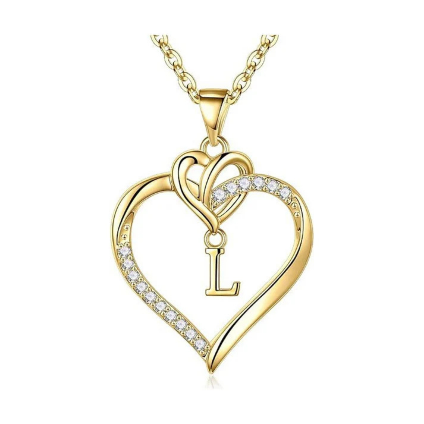 Initial Necklace "Love"