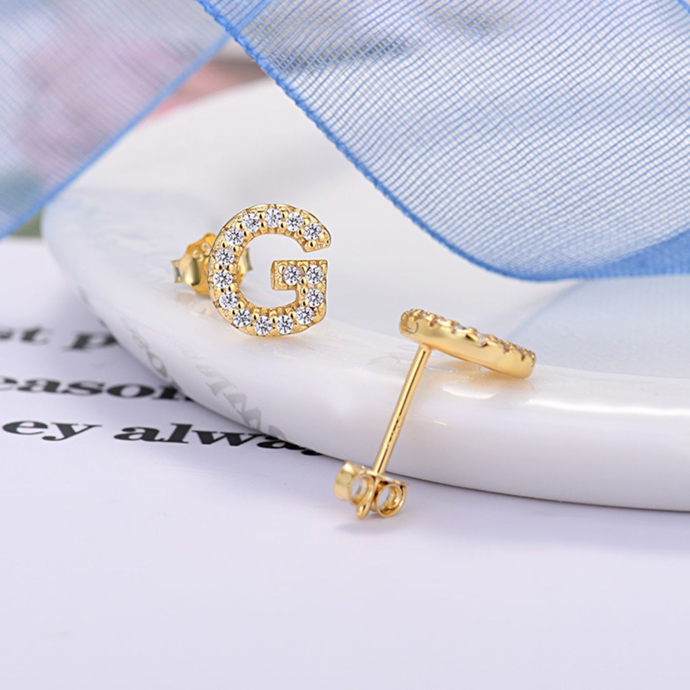 RICCARDI - BOUCLES D'OREILLES "Golden Identity"