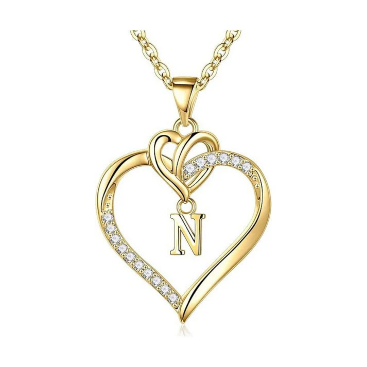Initial Necklace "Love"