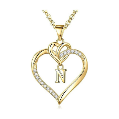 Initial Necklace "Love"