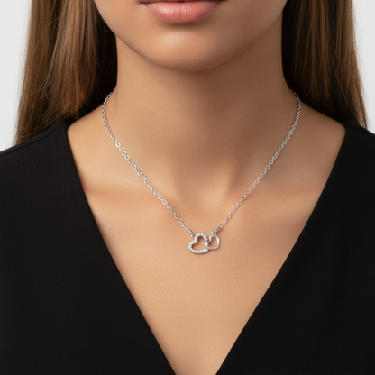 Necklace "Double Love"