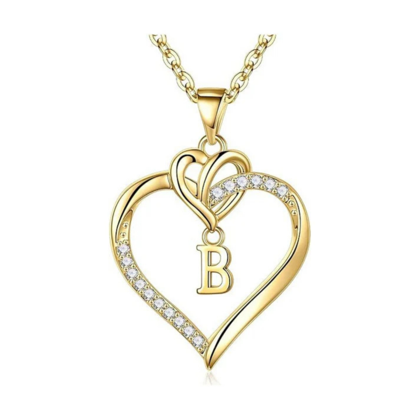 Initial Necklace "Love"
