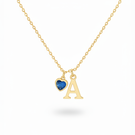 Initial Necklace "Eternal Whisper"
