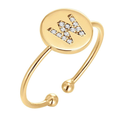 RICCARDI - BAGUE AJUSTABLE "Golden Shine"