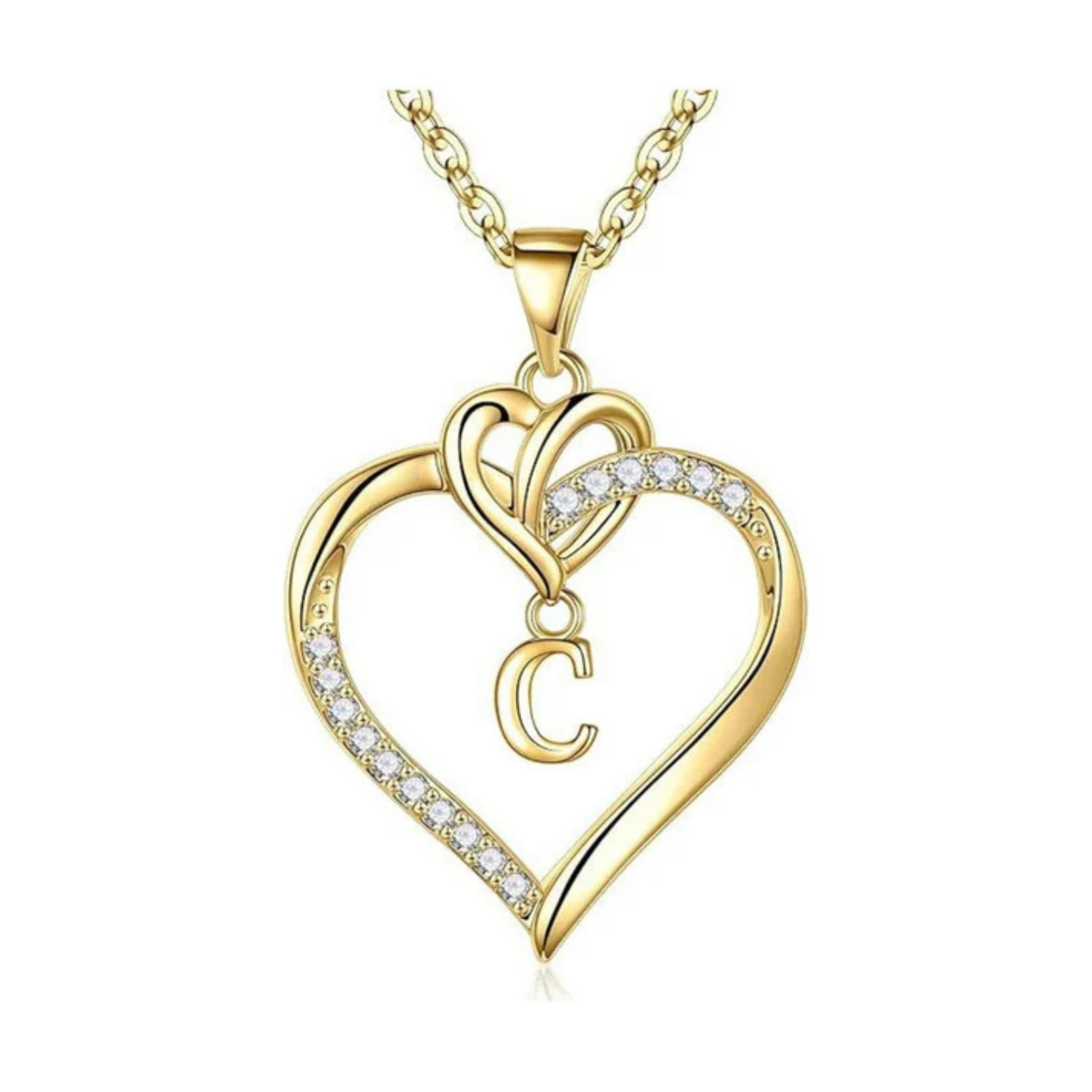 Initial Necklace "Love"