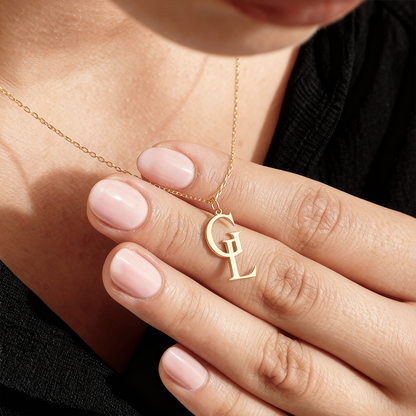 Initial Necklace "Monogram"