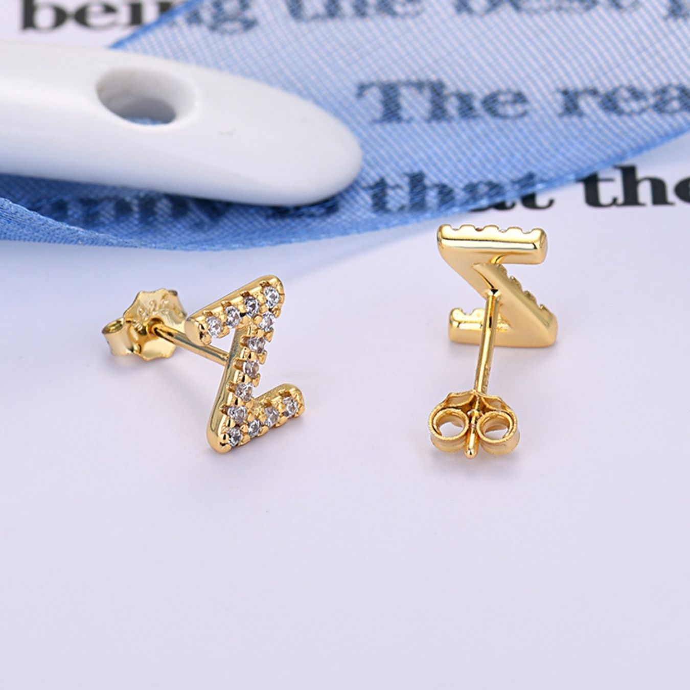 RICCARDI - BOUCLES D'OREILLES "Golden Identity"