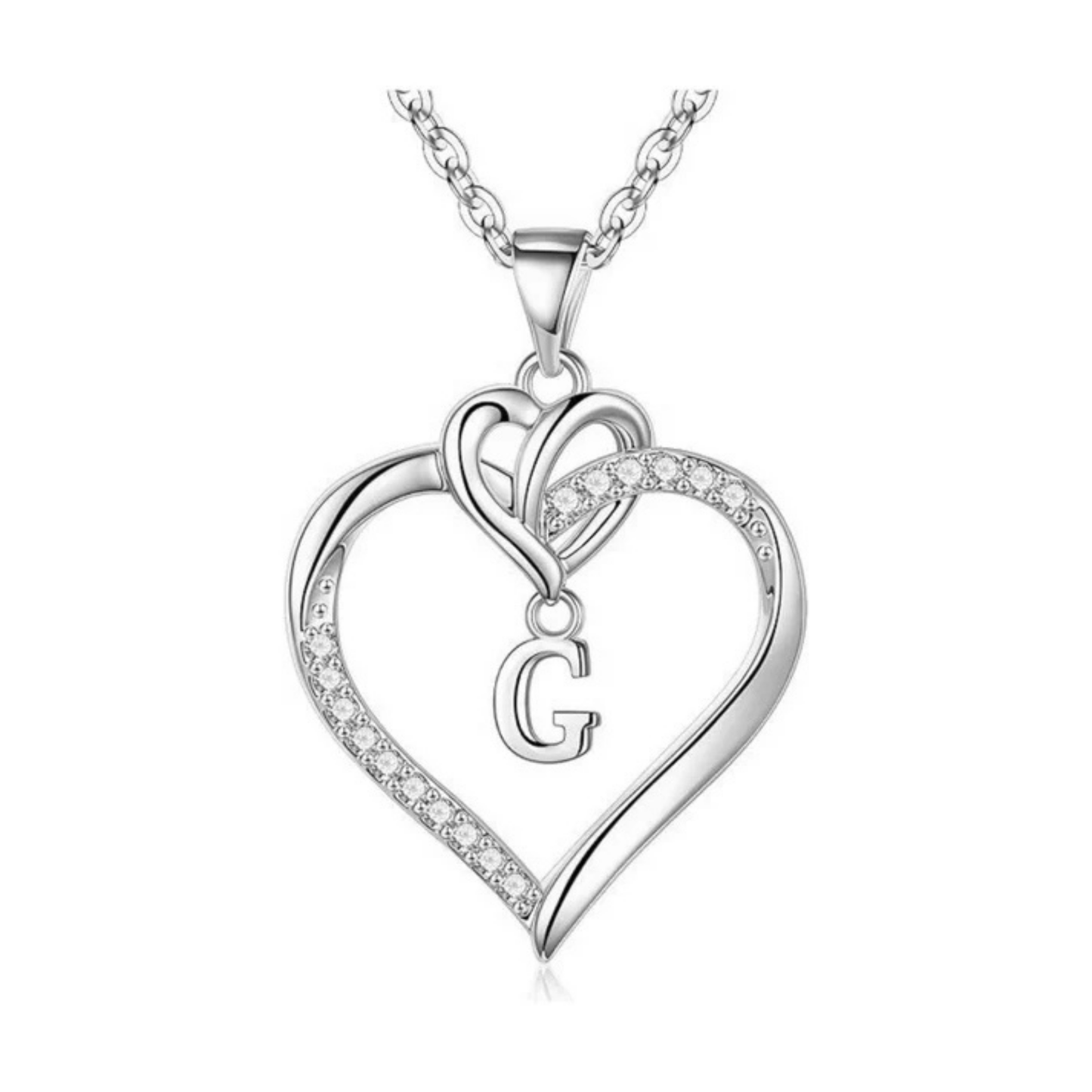Initial Necklace "Love"