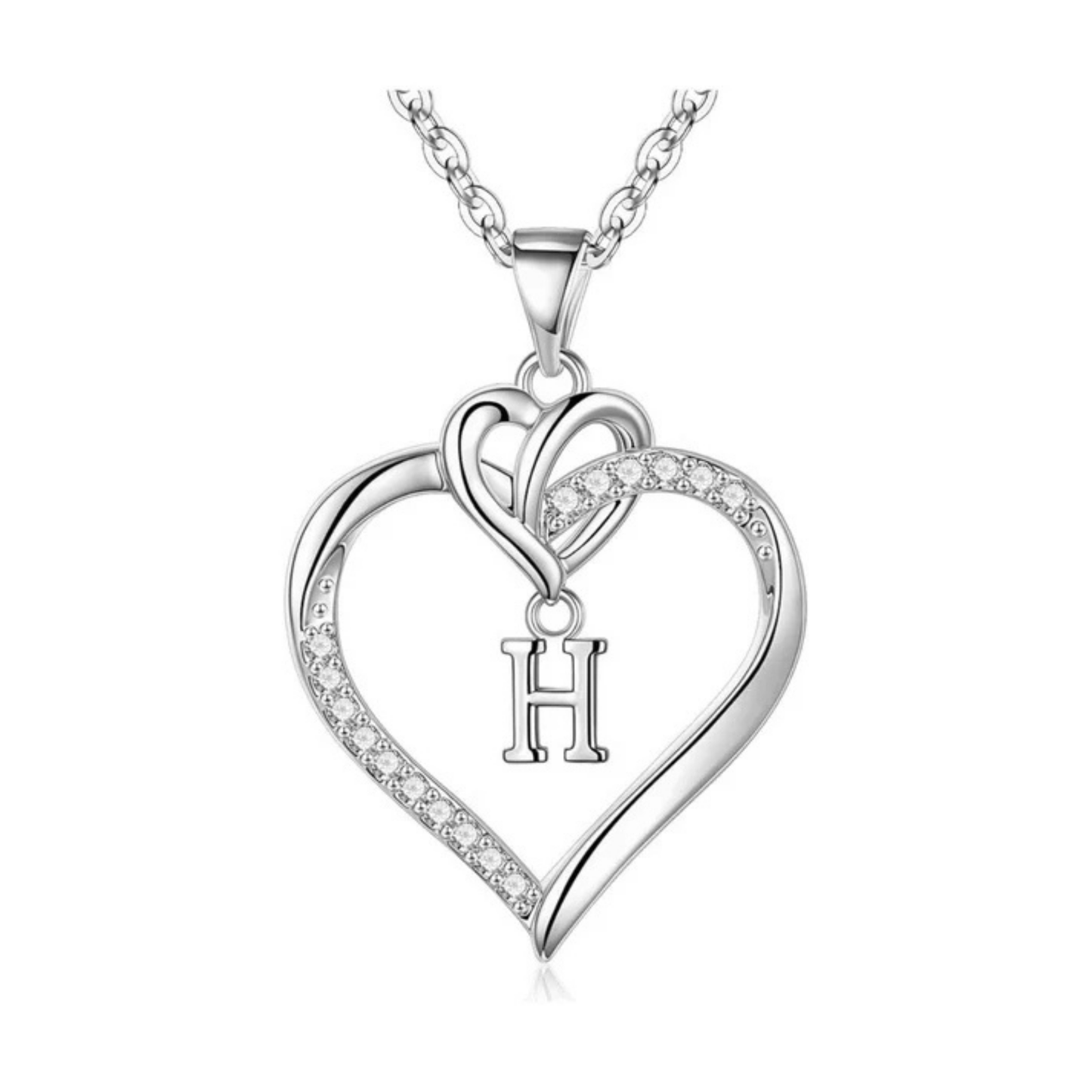 Initial Necklace "Love"
