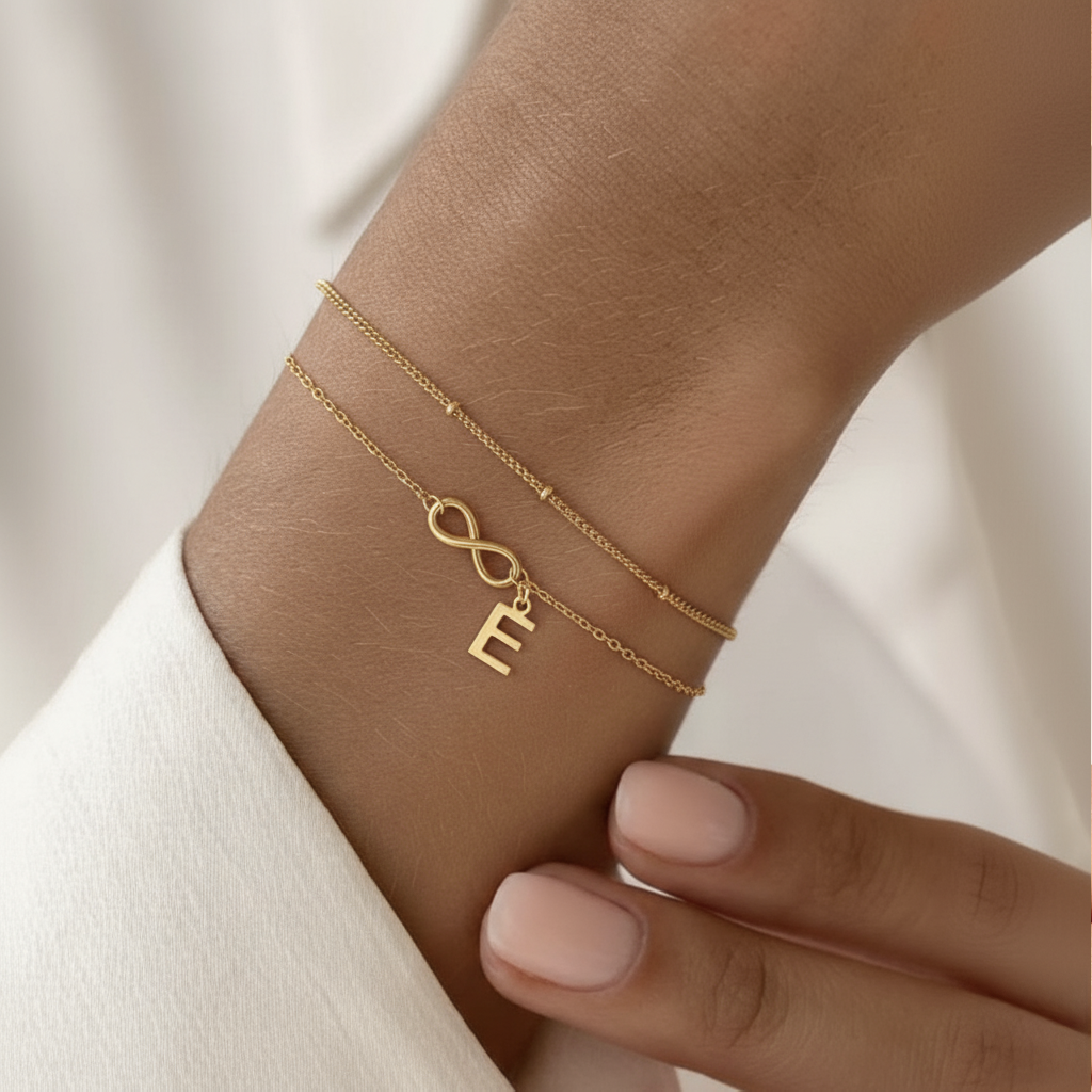 Initial Bracelet "Eternal Bond"