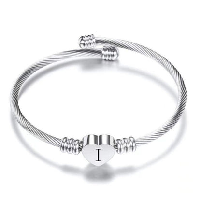 Initial Bracelet "Heart"