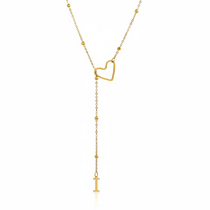 Initial Necklace "In Love"