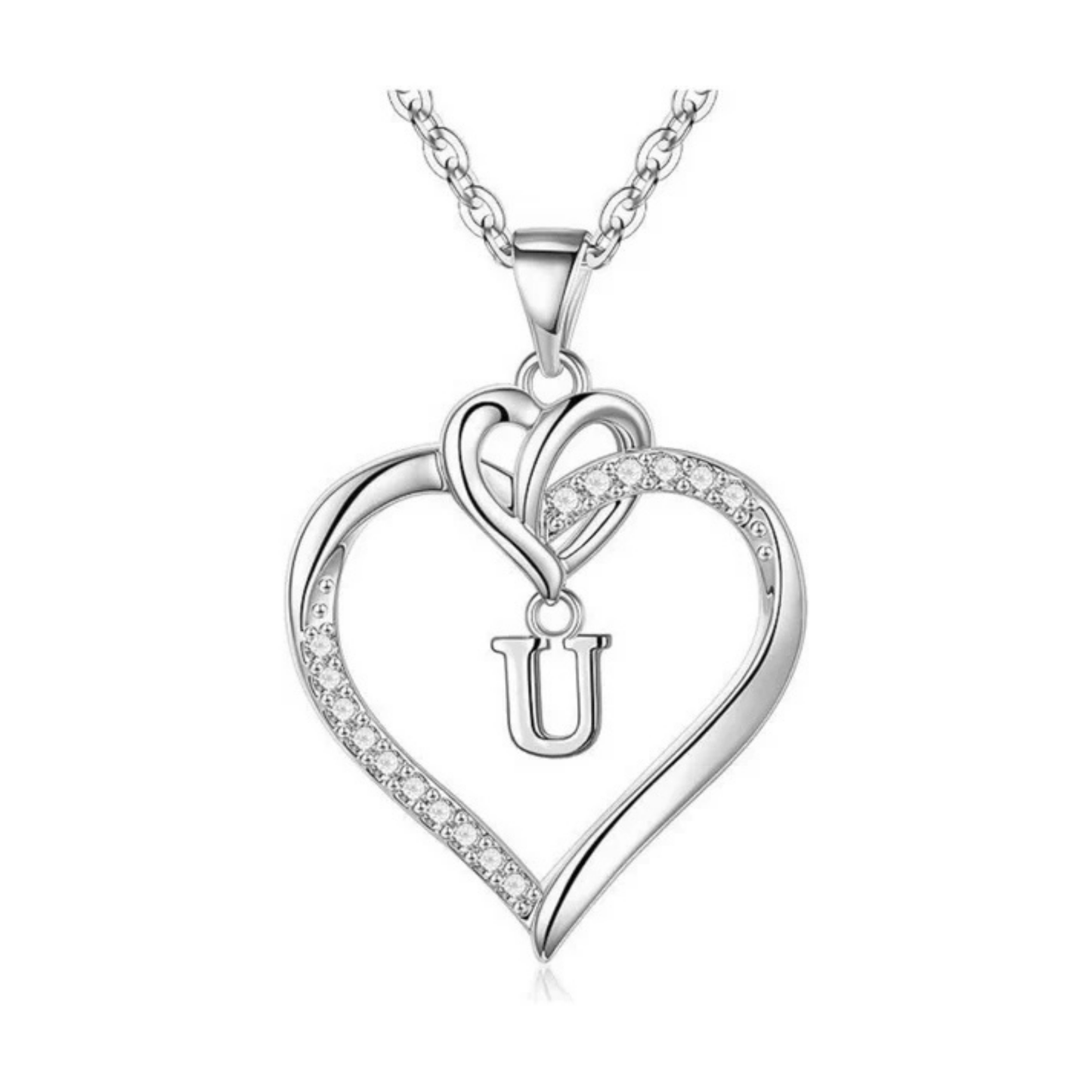 Initial Necklace "Love"
