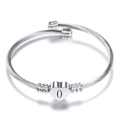 Initial Bracelet "Heart"