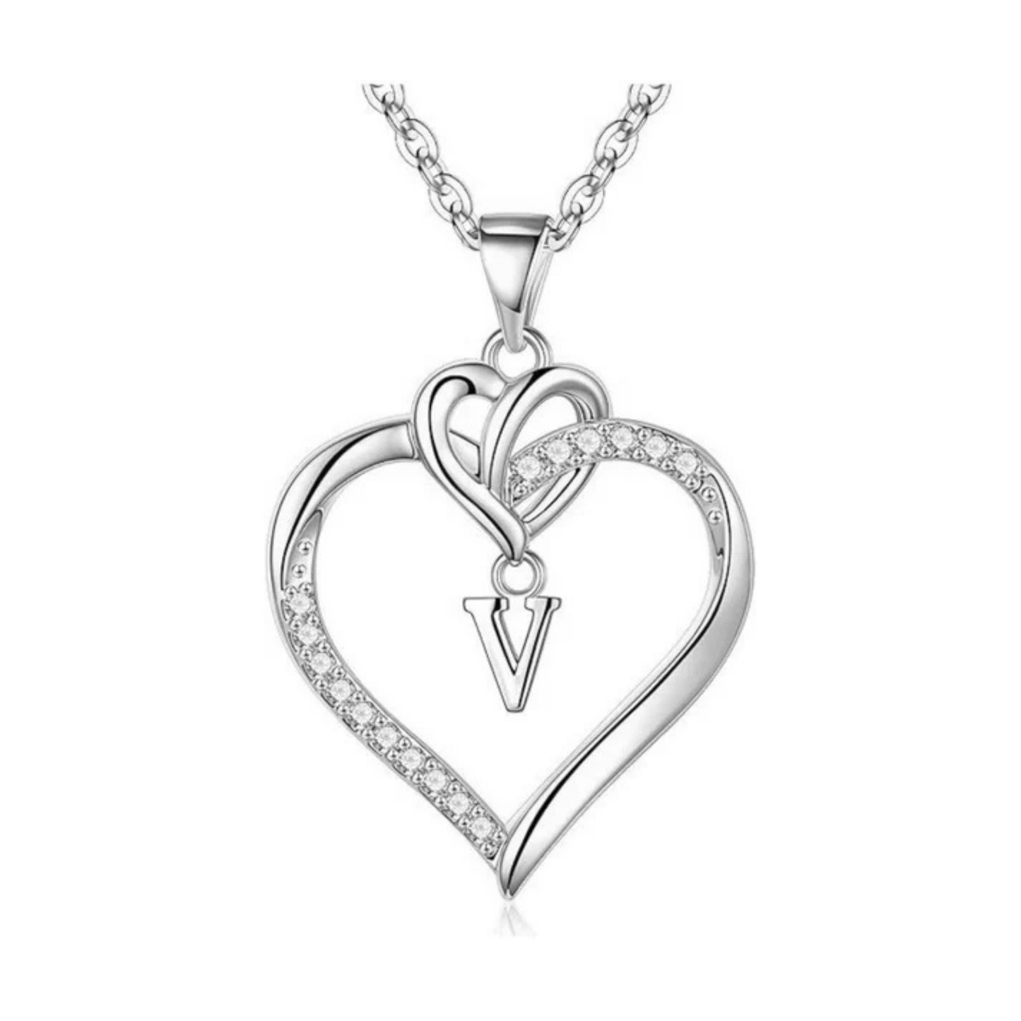 Initial Necklace "Love"