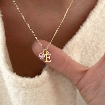 Initial Necklace "Eternal Whisper"