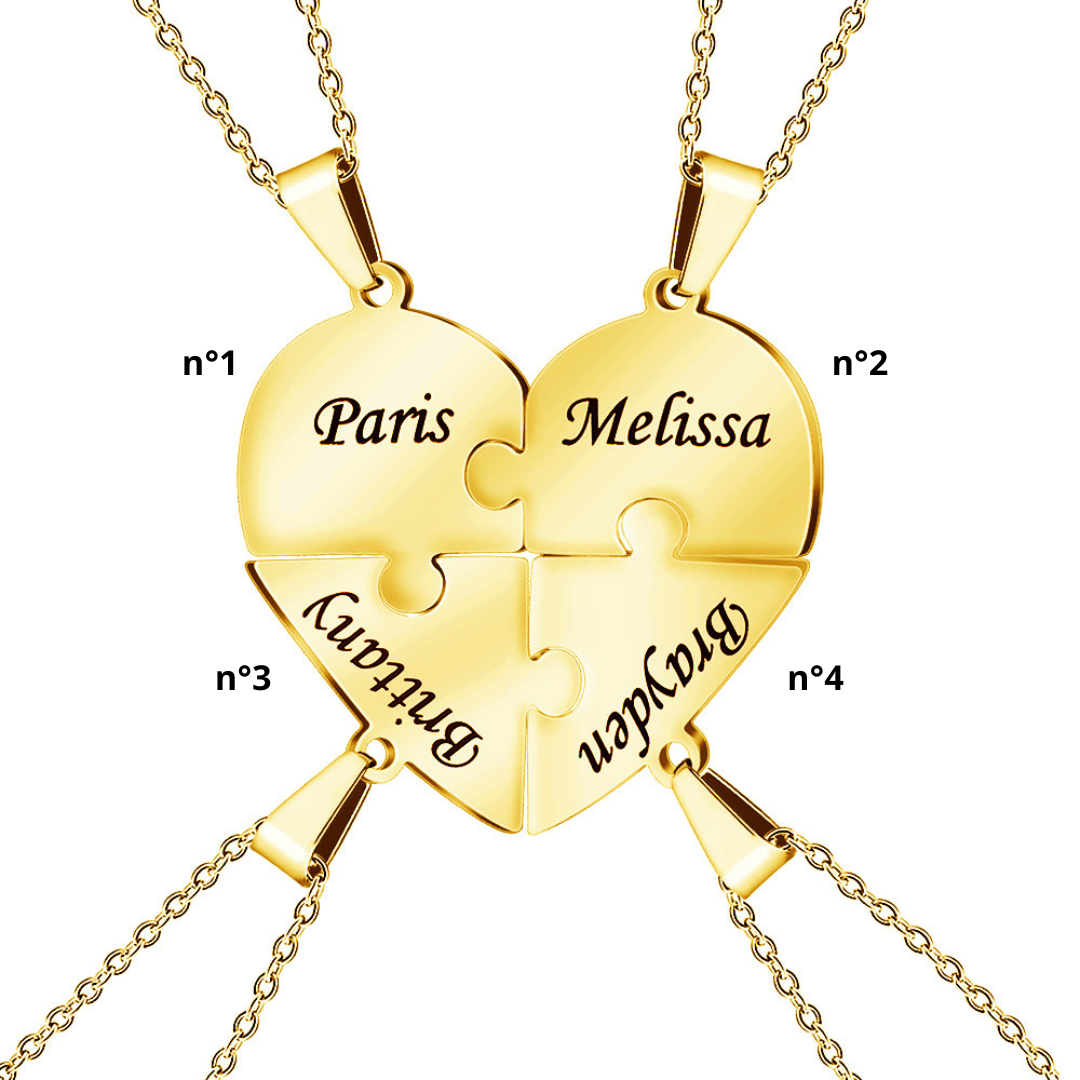 RICCARDI - COLLIER "Love Puzzle"