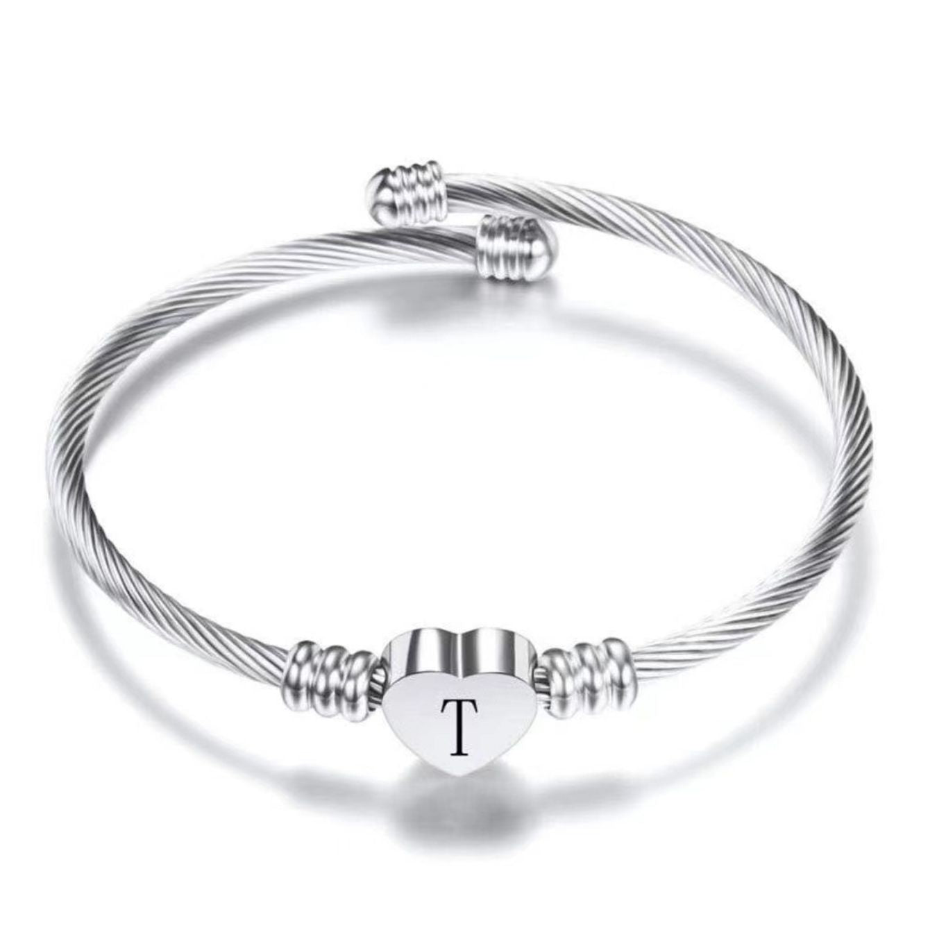 Initial Bracelet "Heart"
