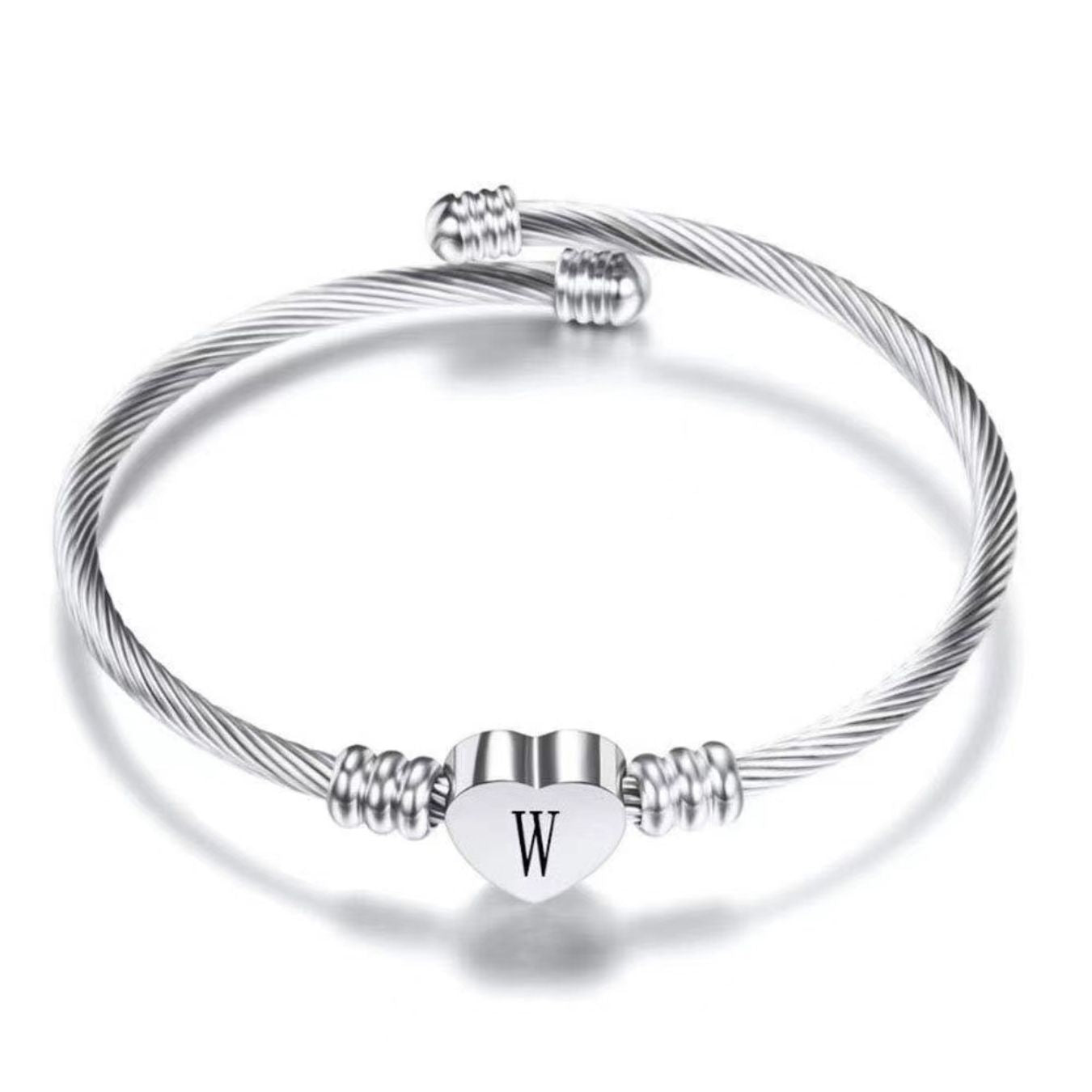 Initial Bracelet "Heart"