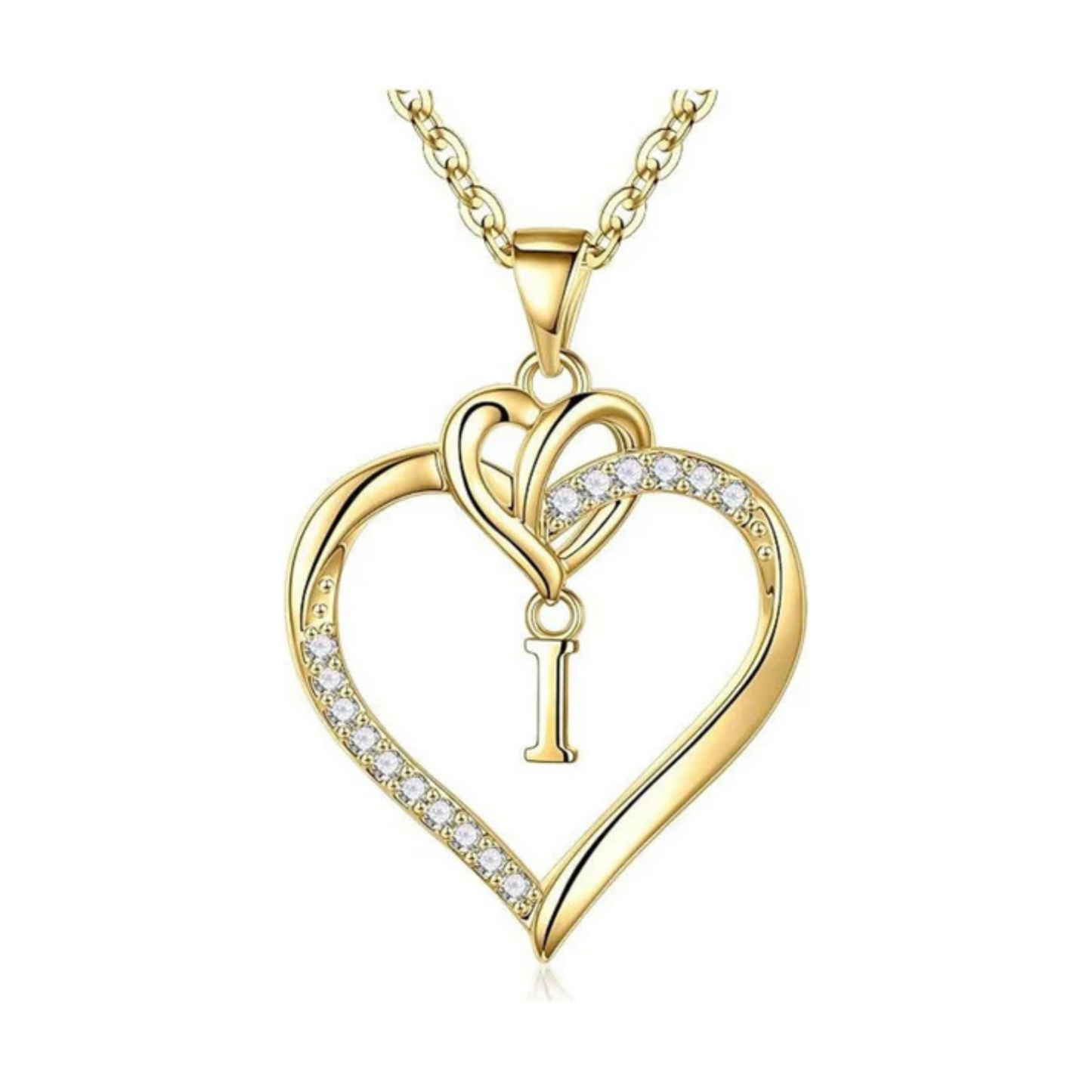 Initial Necklace "Love"