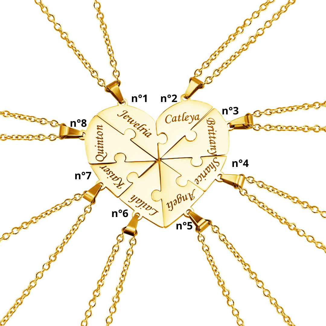 RICCARDI - COLLIER "Love Puzzle"