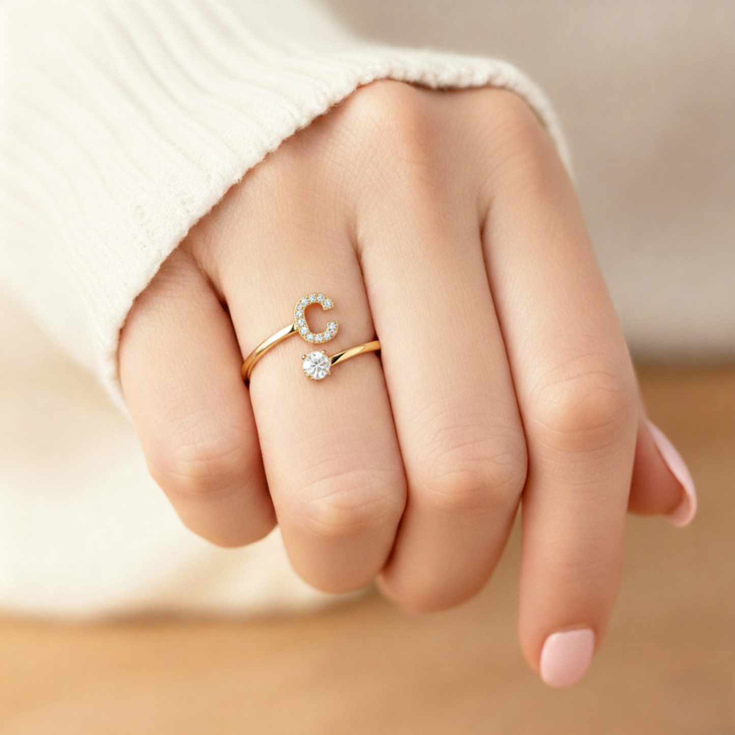 Adjustable Initial Ring "Classic"