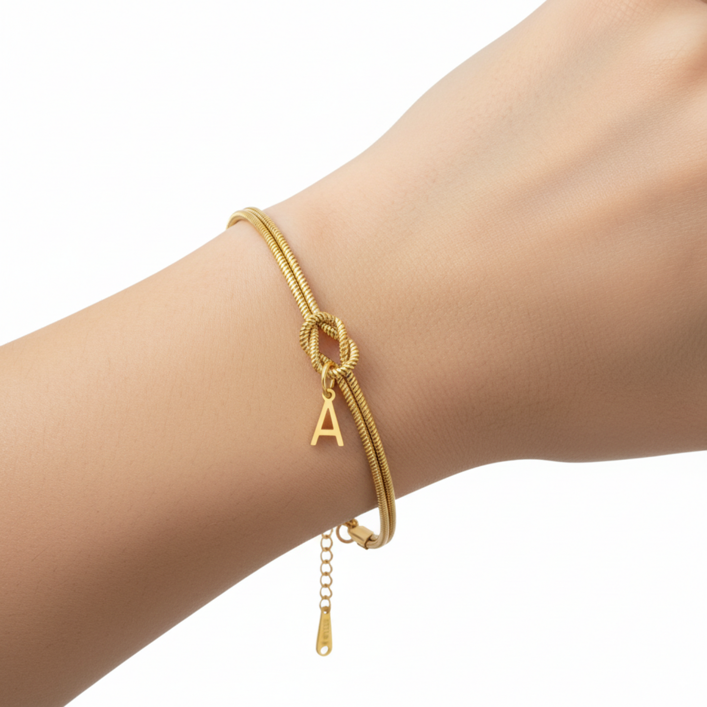 Initial Bracelet "Knot"