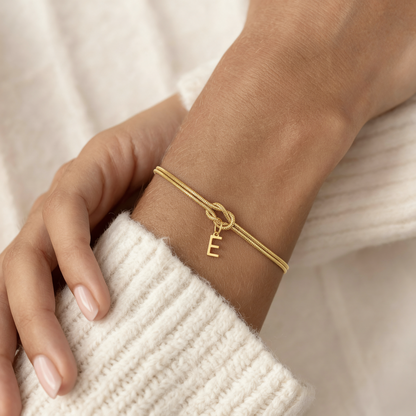 Initial Bracelet "Knot"